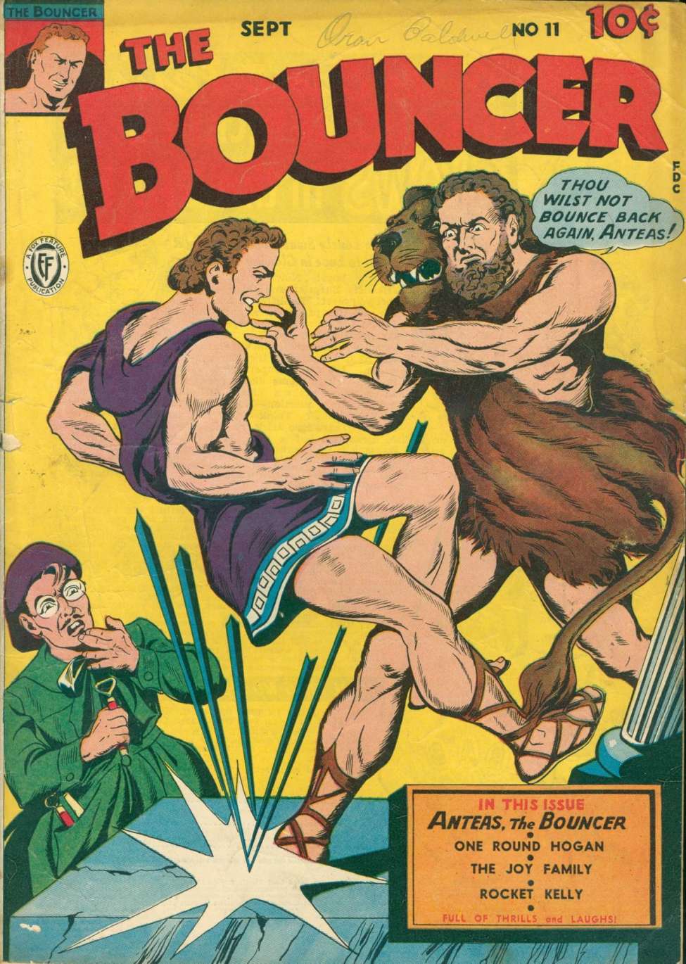 Comic Book Cover For The Bouncer 11