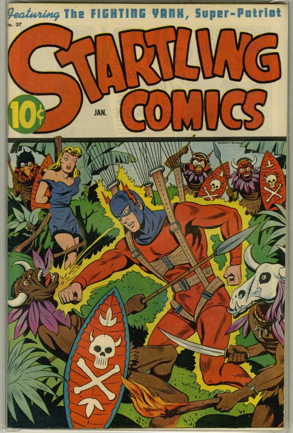 Comic Book Cover For Startling Comics 37
