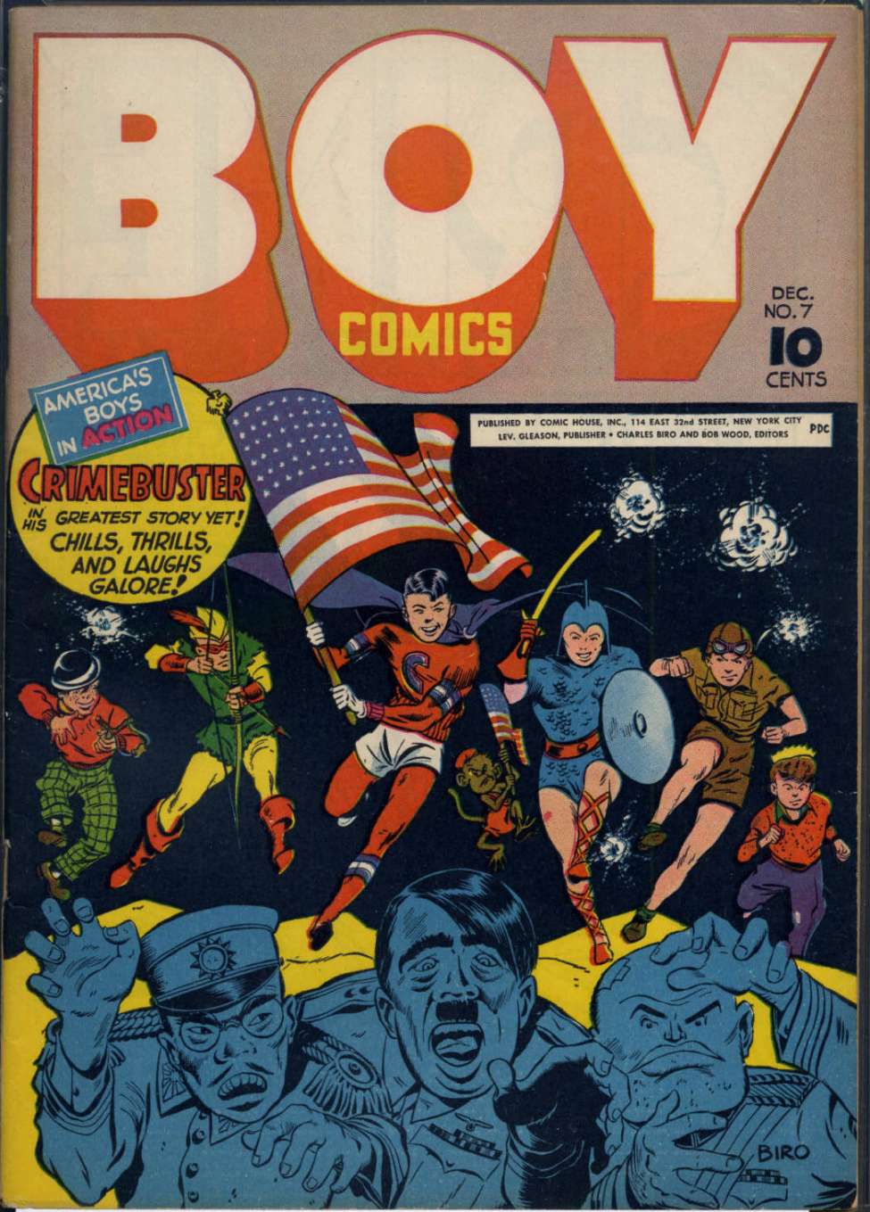 Book Cover For Boy Comics 7 (paper/3fiche)