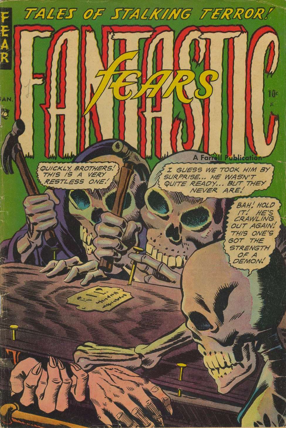Comic Book Cover For Fantastic Fears 5