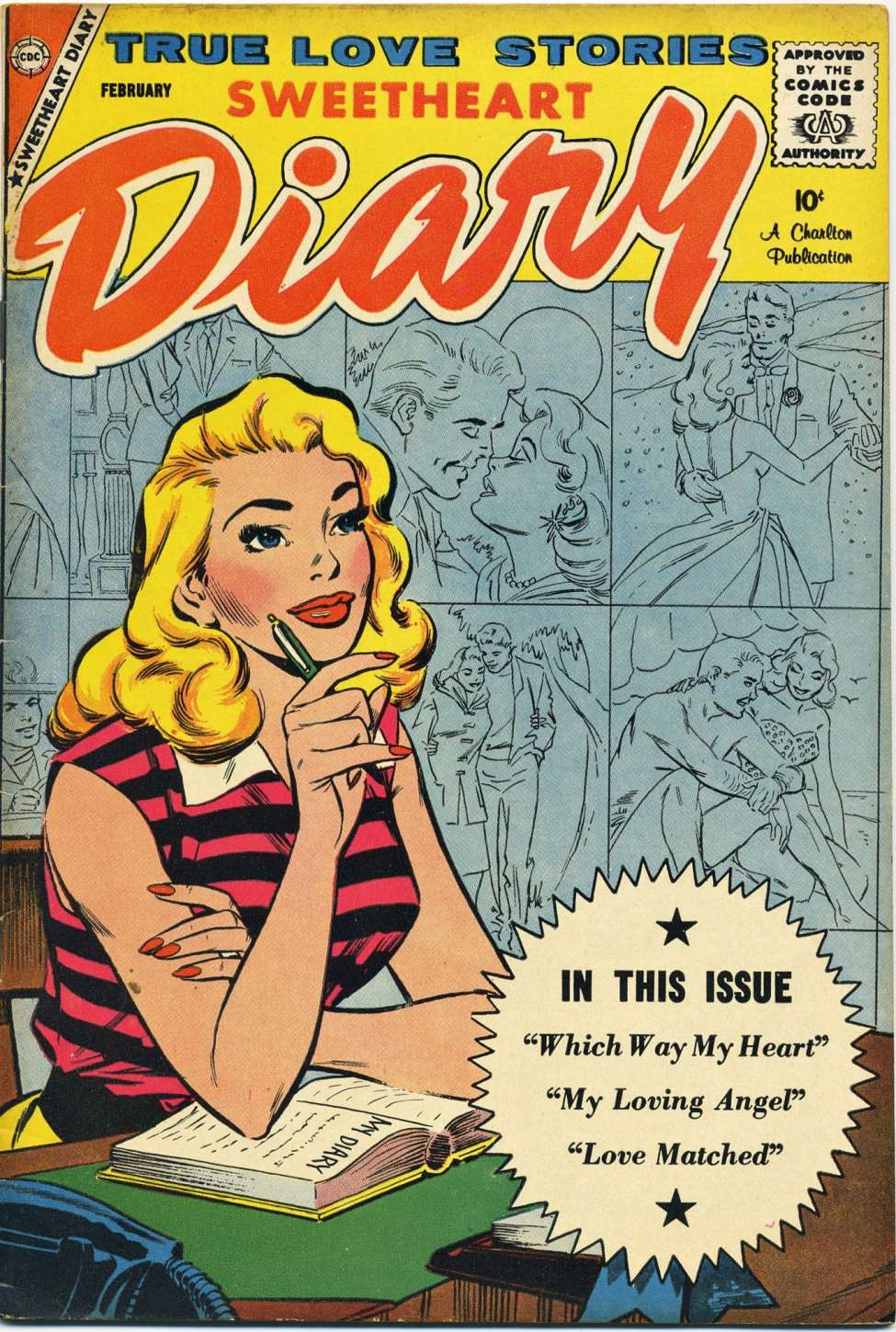 Comic Book Cover For Sweetheart Diary 45