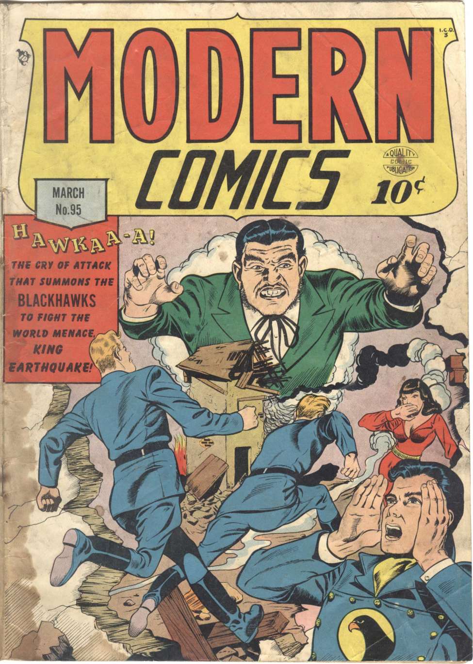 Comic Book Cover For Modern Comics 95