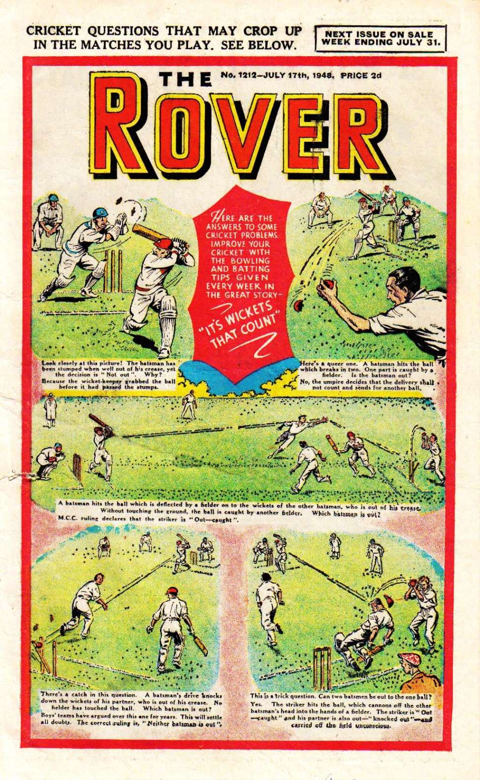 Comic Book Cover For The Rover 1212