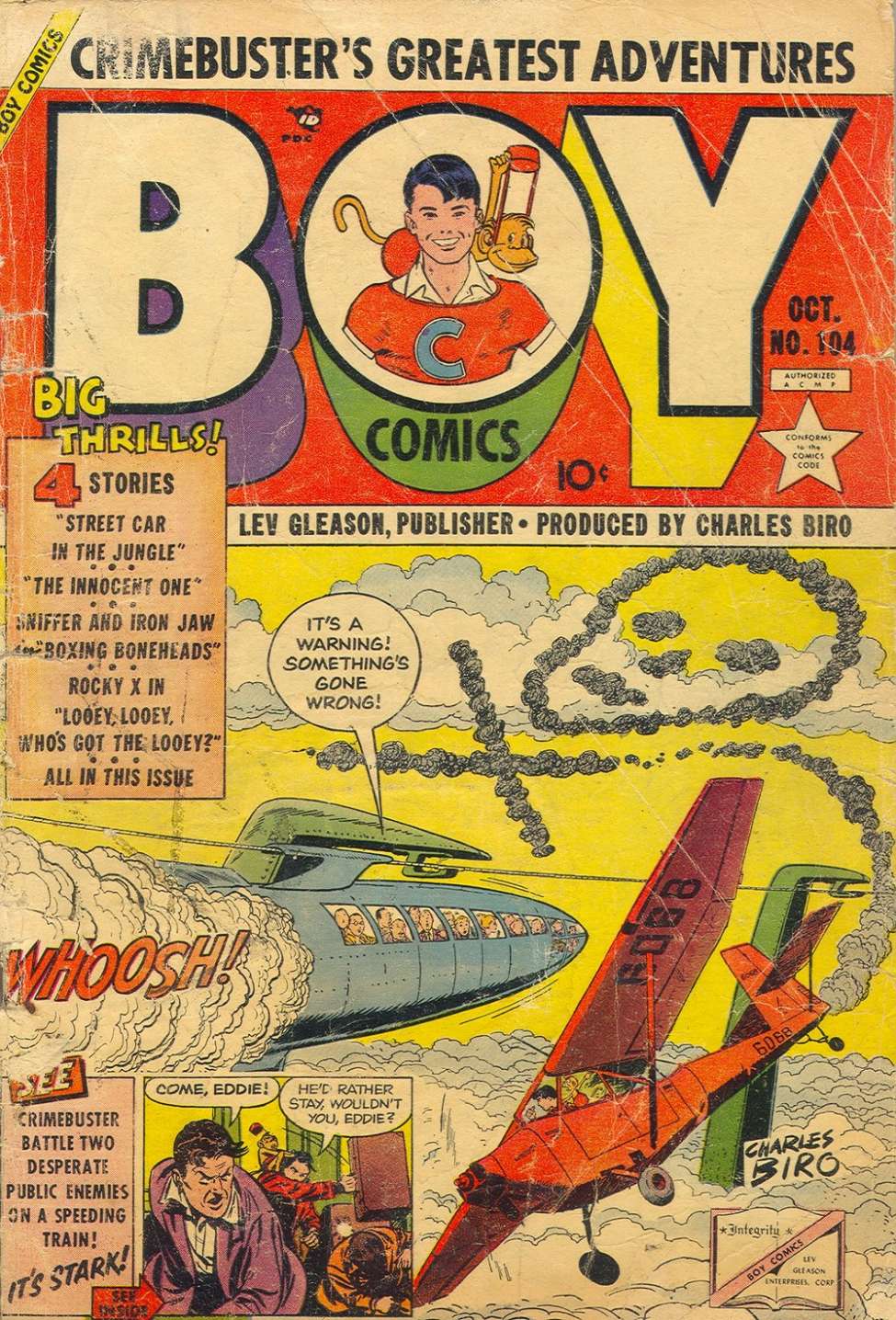 Comic Book Cover For Boy Comics 104