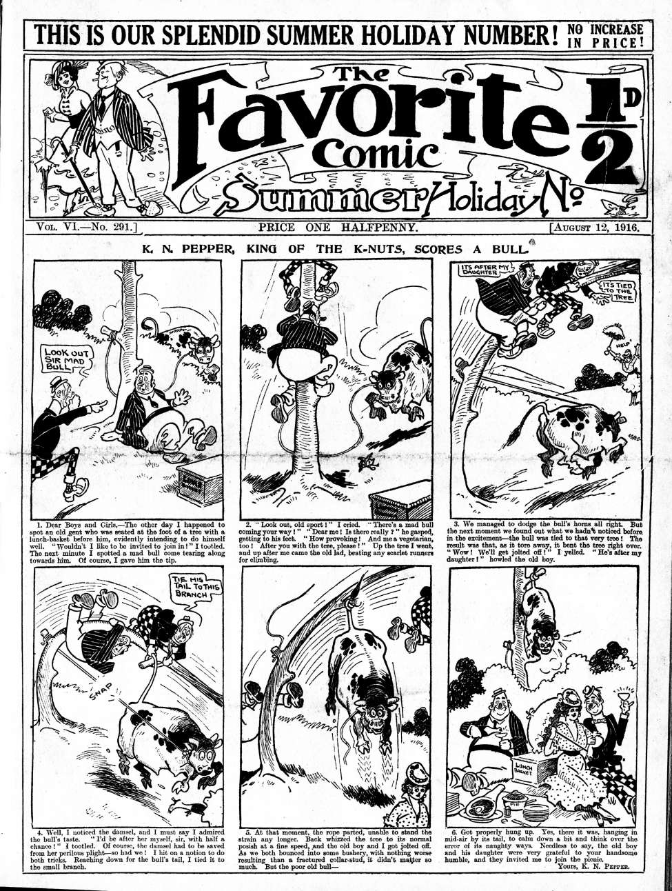 Comic Book Cover For The Favorite Comic 291