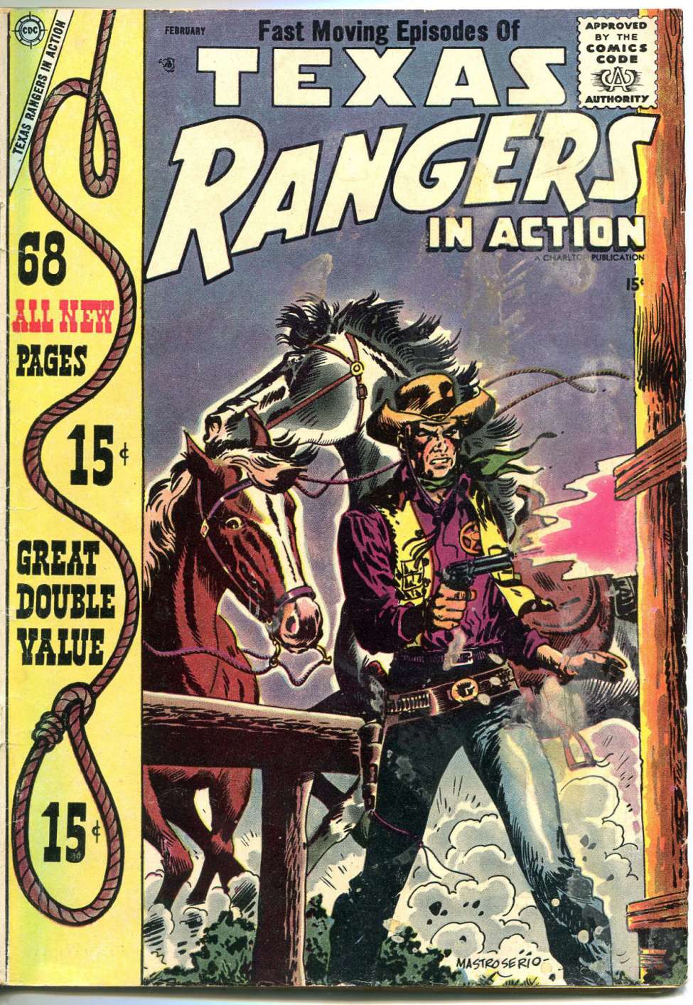 Comic Book Cover For Texas Rangers in Action 11
