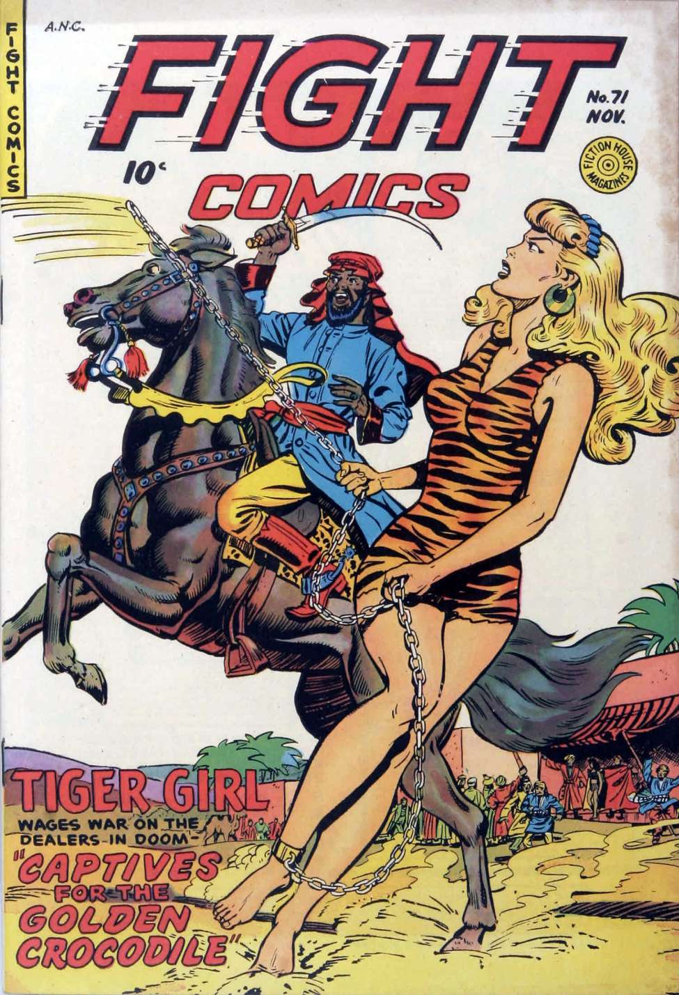 Comic Book Cover For Fight Comics 71