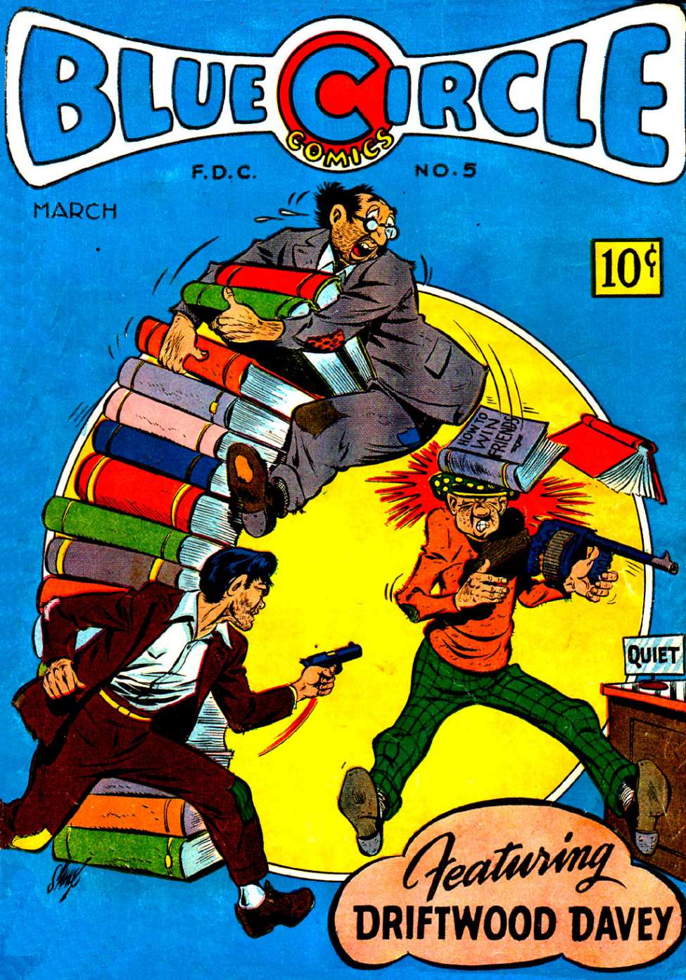 Comic Book Cover For Blue Circle Comics 5