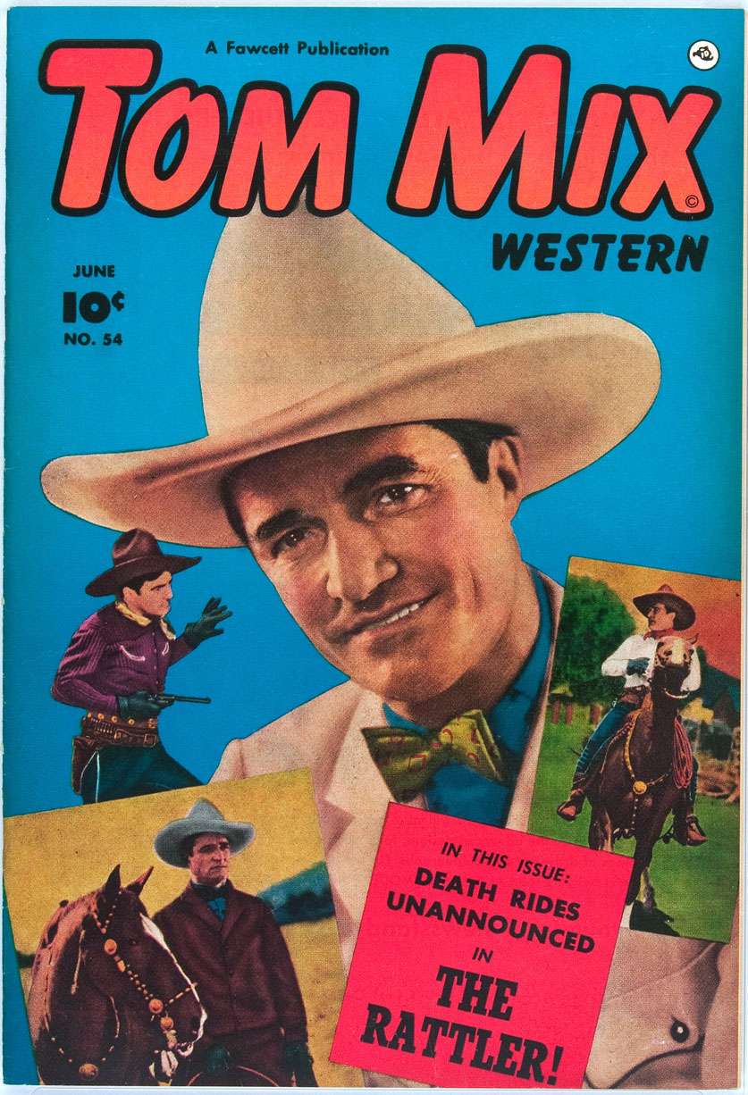 Comic Book Cover For Tom Mix Western 54