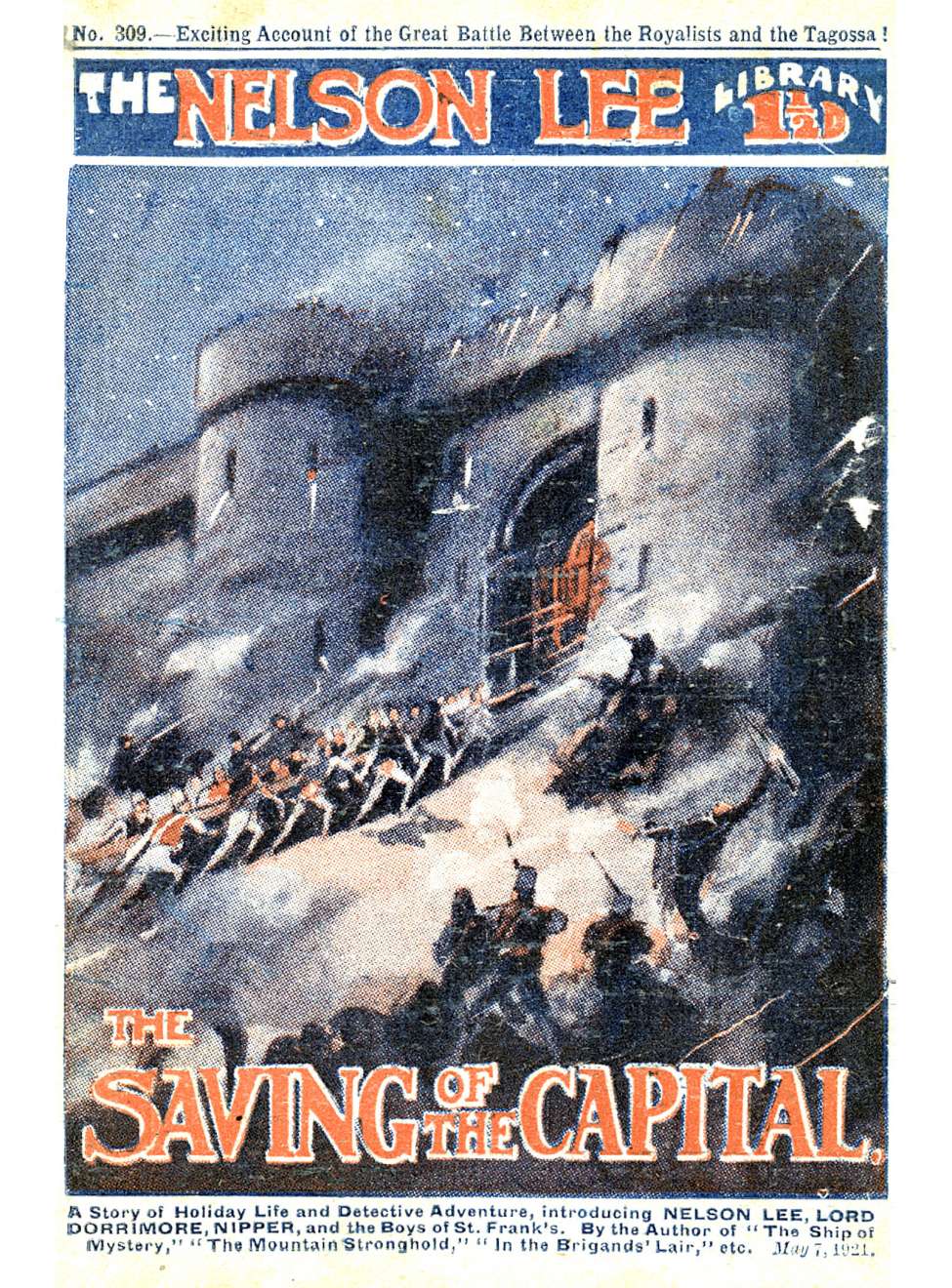 Book Cover For Nelson Lee Library s1 309 - The Saving of the Capital