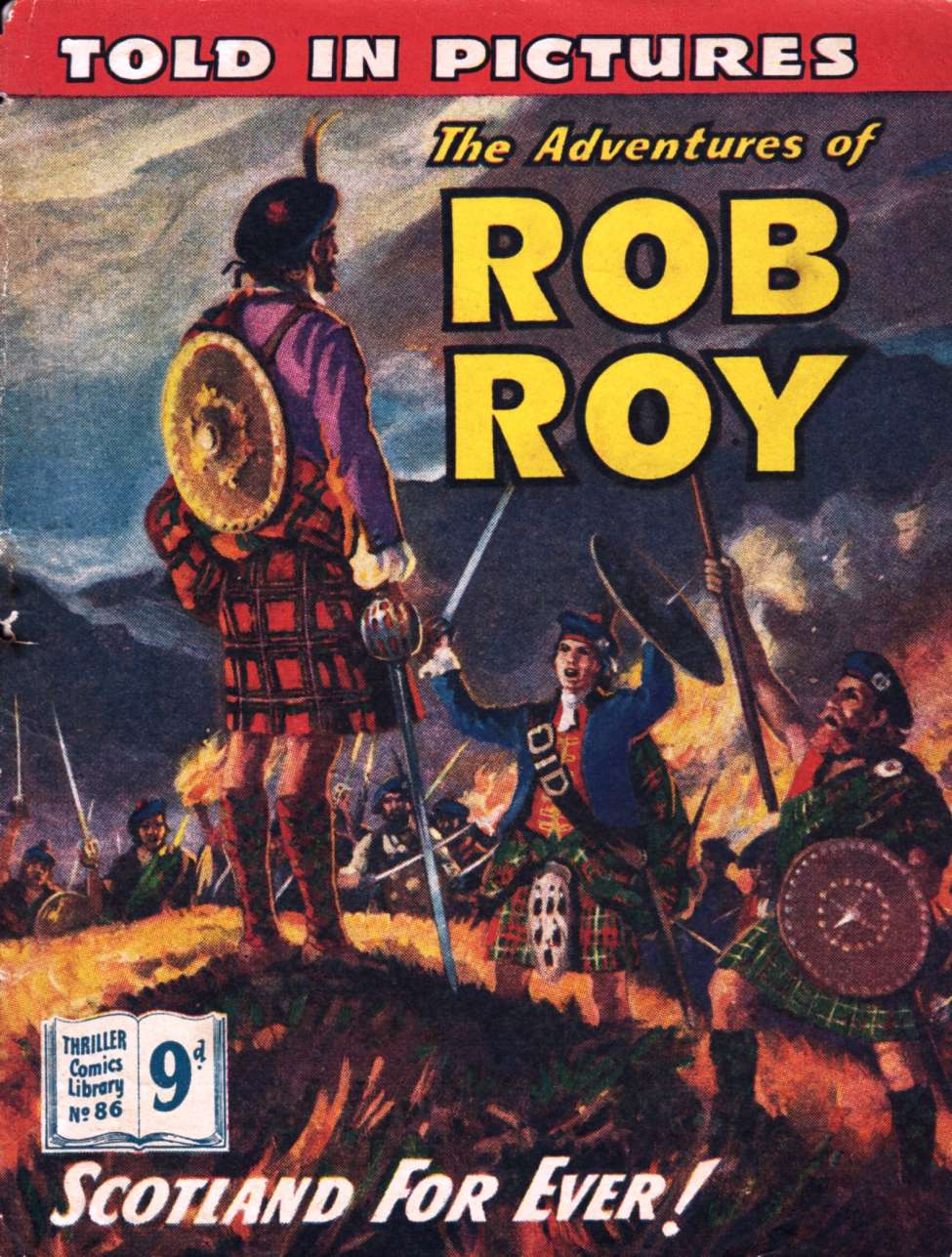 Book Cover For Thriller Comics Library 86 - The Adventures of Rob Roy