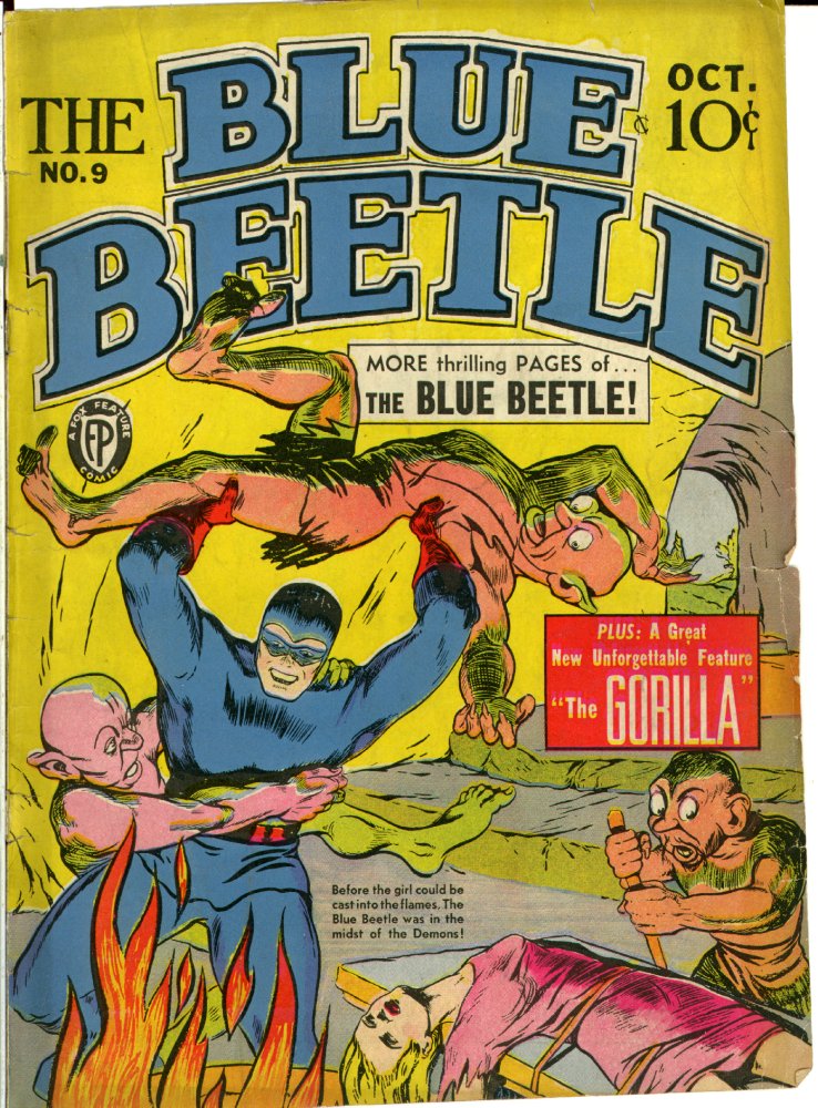 Comic Book Cover For Blue Beetle 9 - Version 1