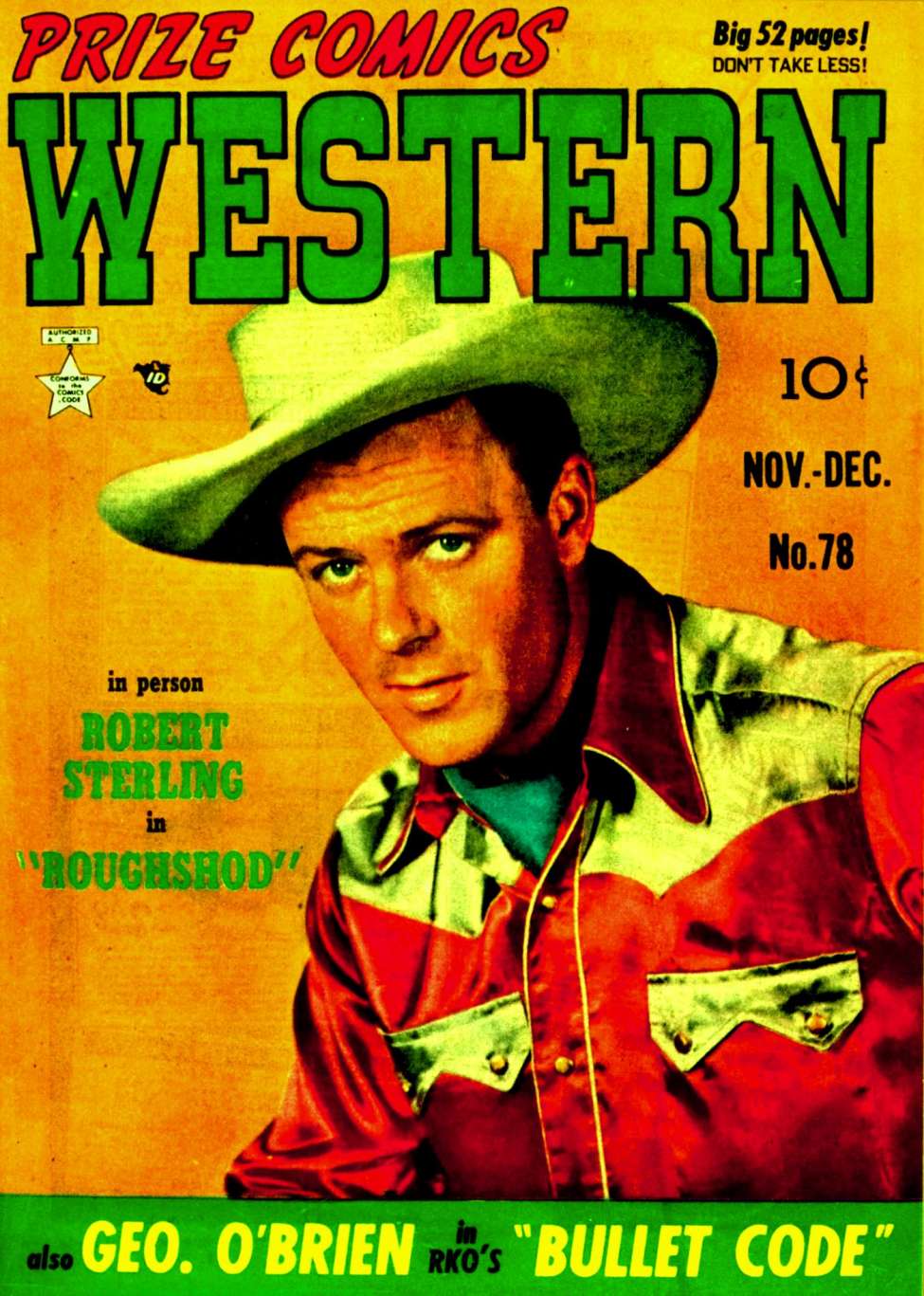 Comic Book Cover For Prize Comics Western 78