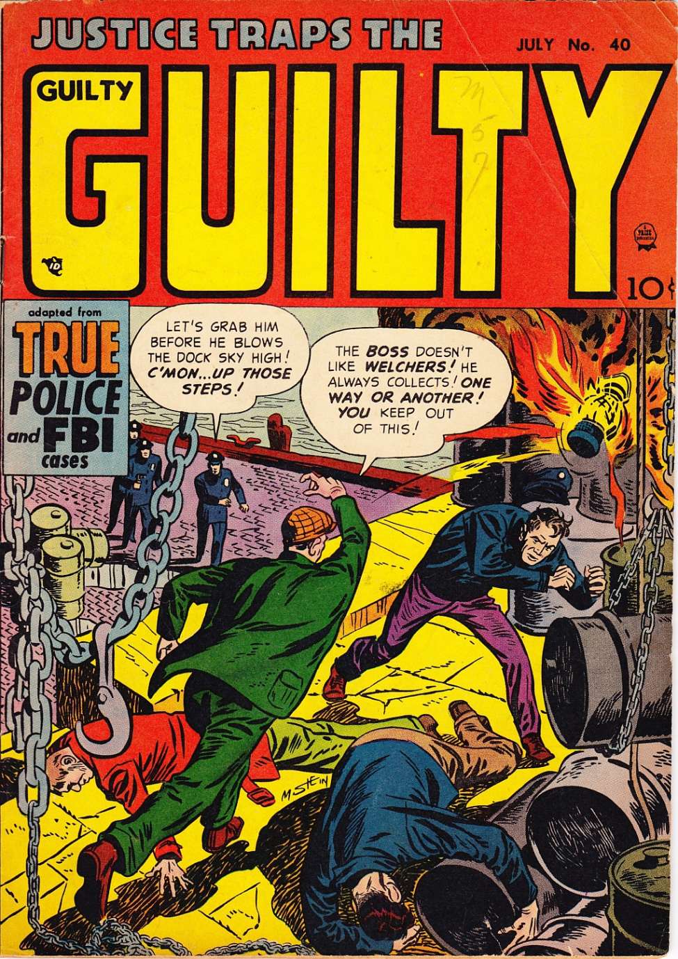 Comic Book Cover For Justice Traps the Guilty 40