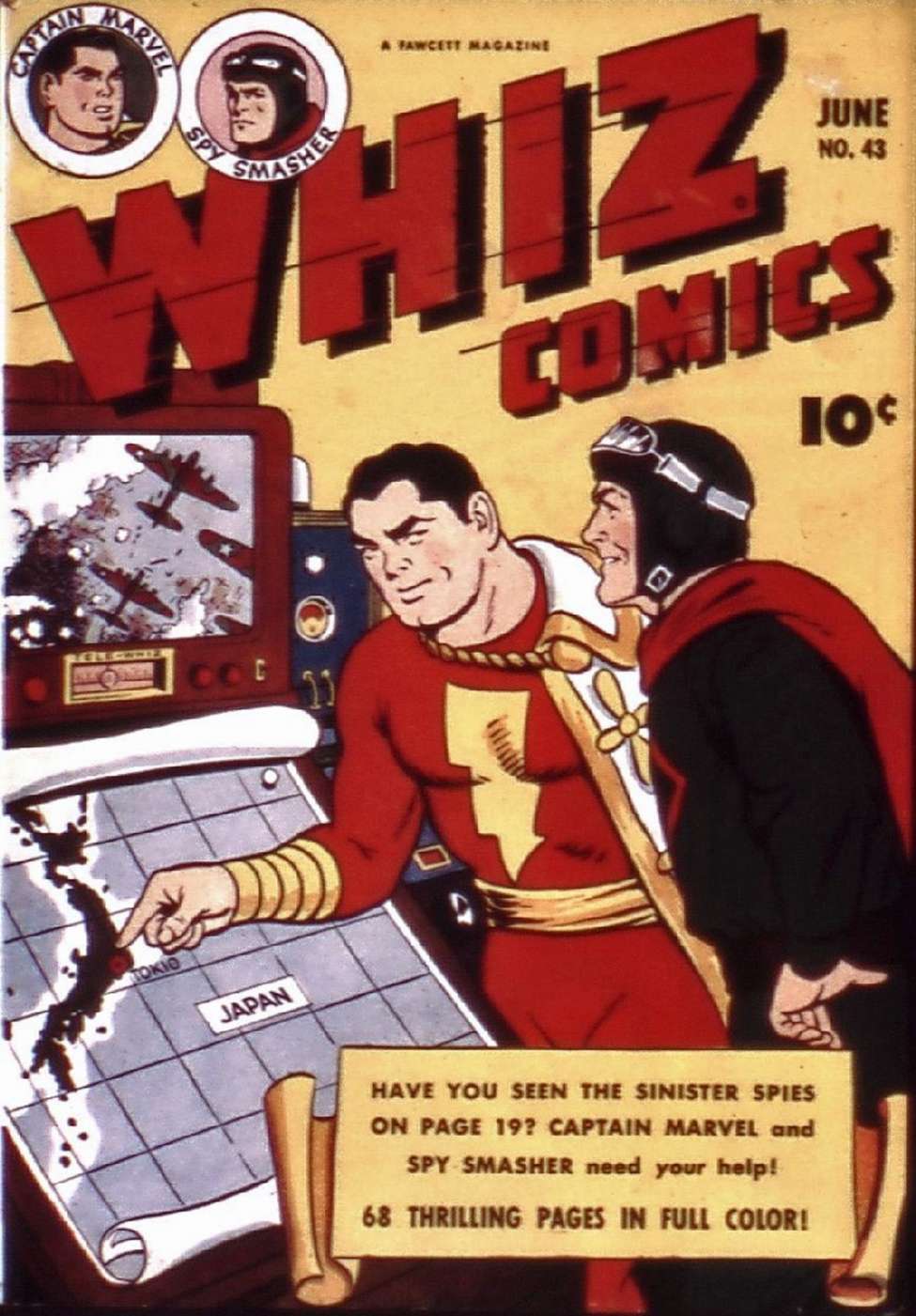 Book Cover For Capt. Marvel Whiz Archives Vol 10