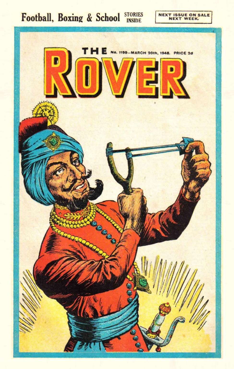 Comic Book Cover For The Rover 1199