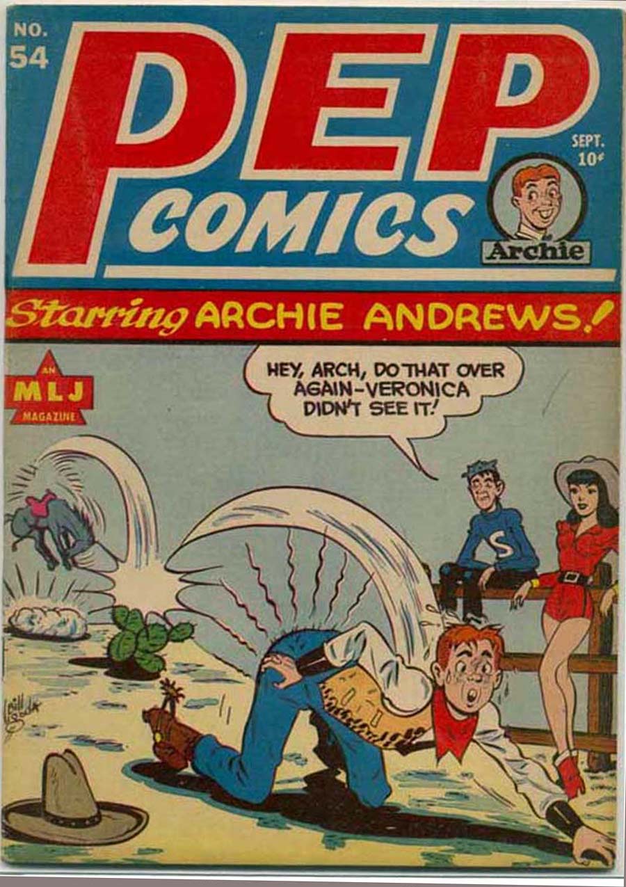 Comic Book Cover For Pep Comics 54
