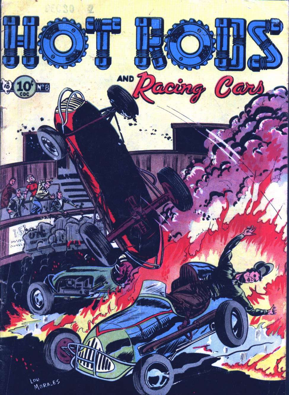 Comic Book Cover For Hot Rods and Racing Cars 8