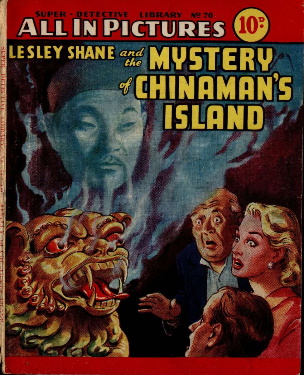Comic Book Cover For Super Detective Library 76 - The Mystery of Chinaman's Island