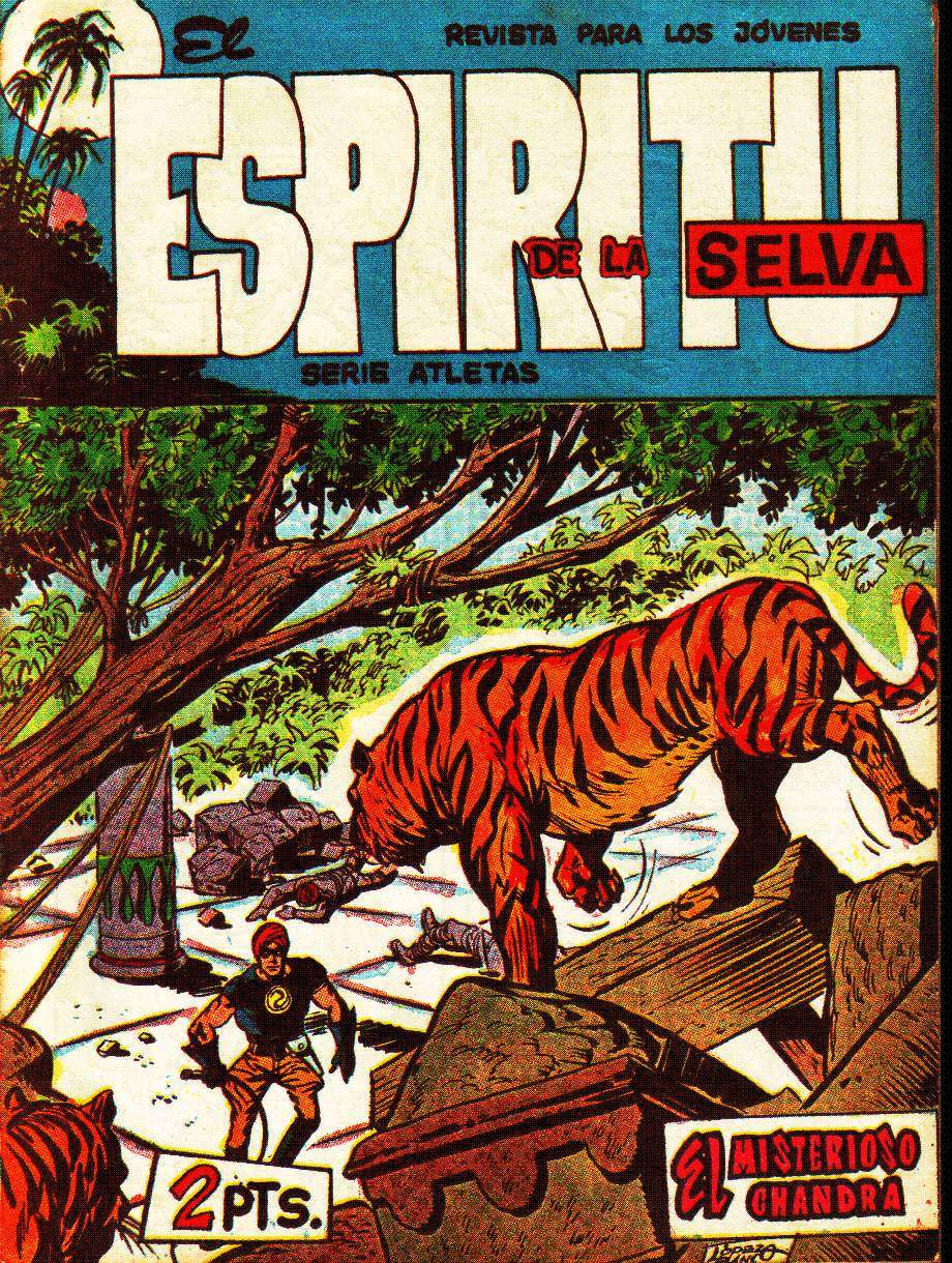 Comic Book Cover For El Espiritu De La Selva 10 - El Misterioso Chandra