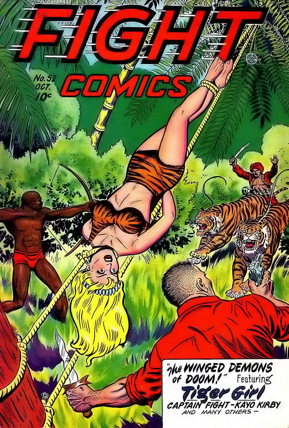 Comic Book Cover For Fight Comics 52 - Version 1
