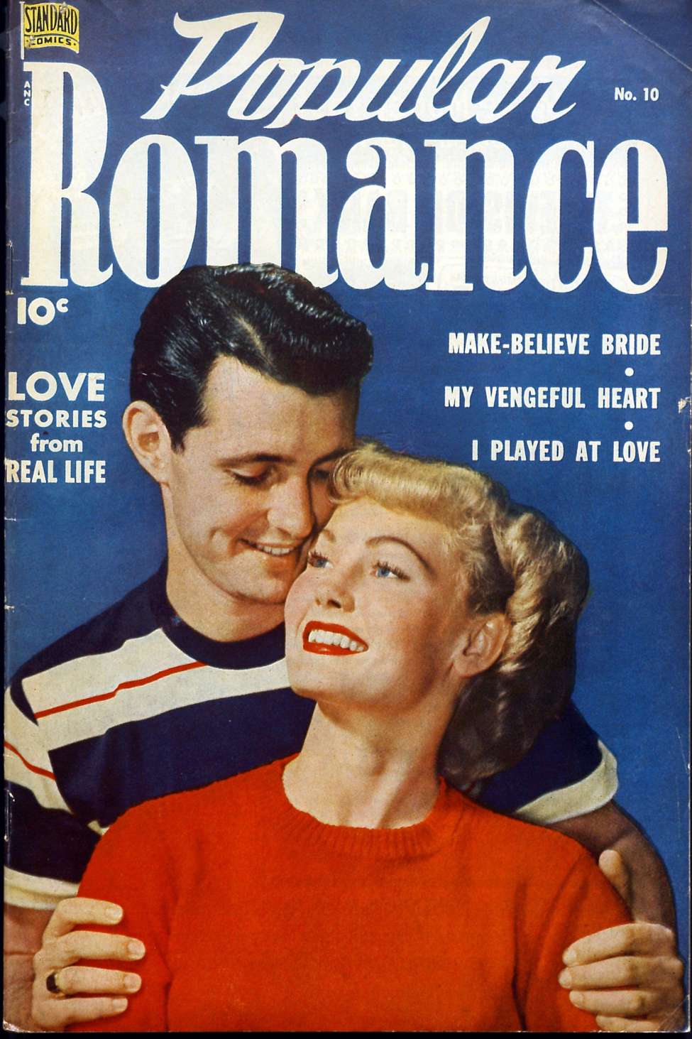 Comic Book Cover For Popular Romance 10