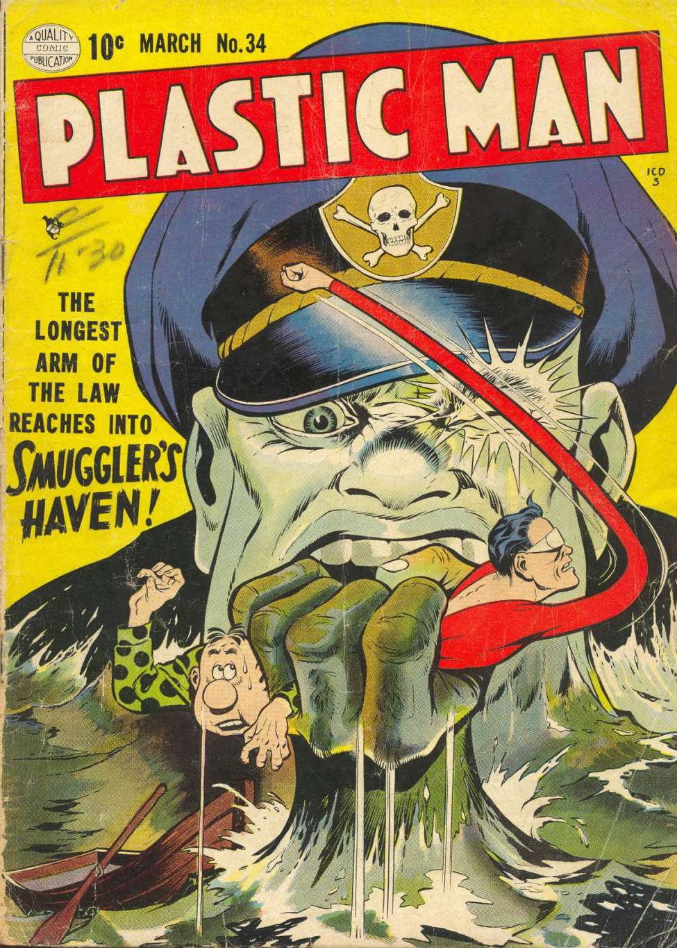 Book Cover For Plastic Man 34