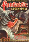 Cover For Fantastic Adventures v13 12 - Jongor Fights Back! - Robert Moore Williams