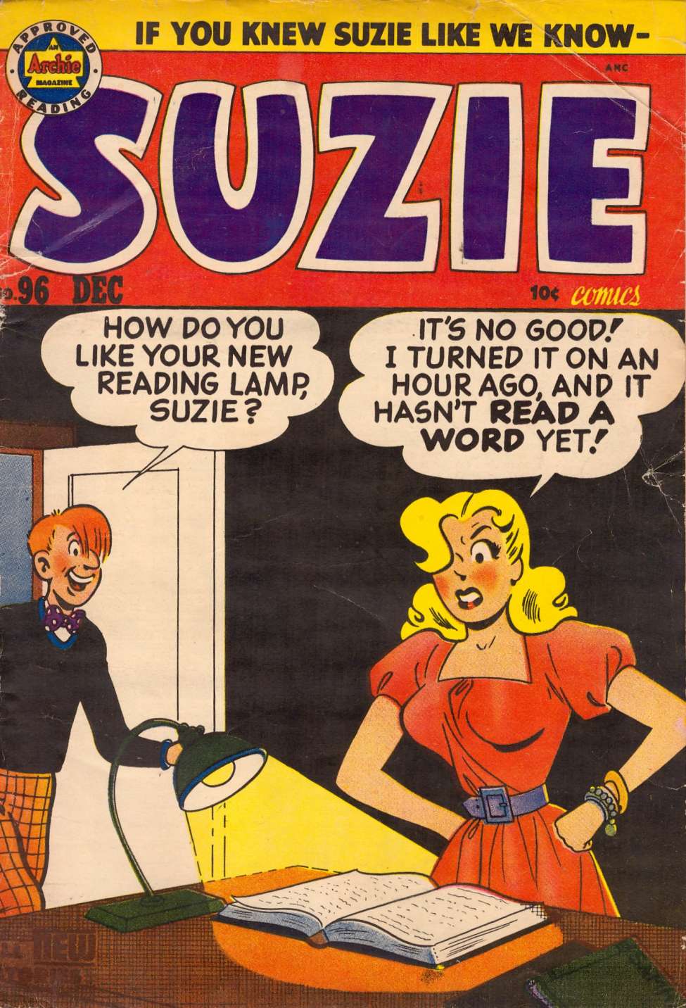 Book Cover For Suzie Comics 96
