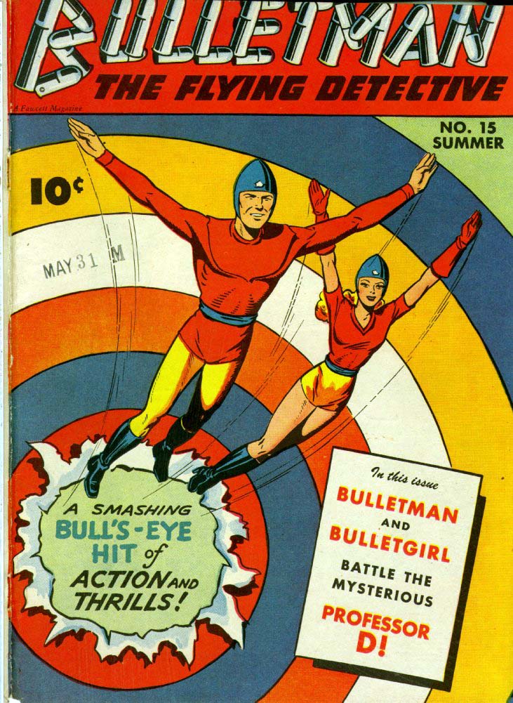 Comic Book Cover For Bulletman 15 - Version 1