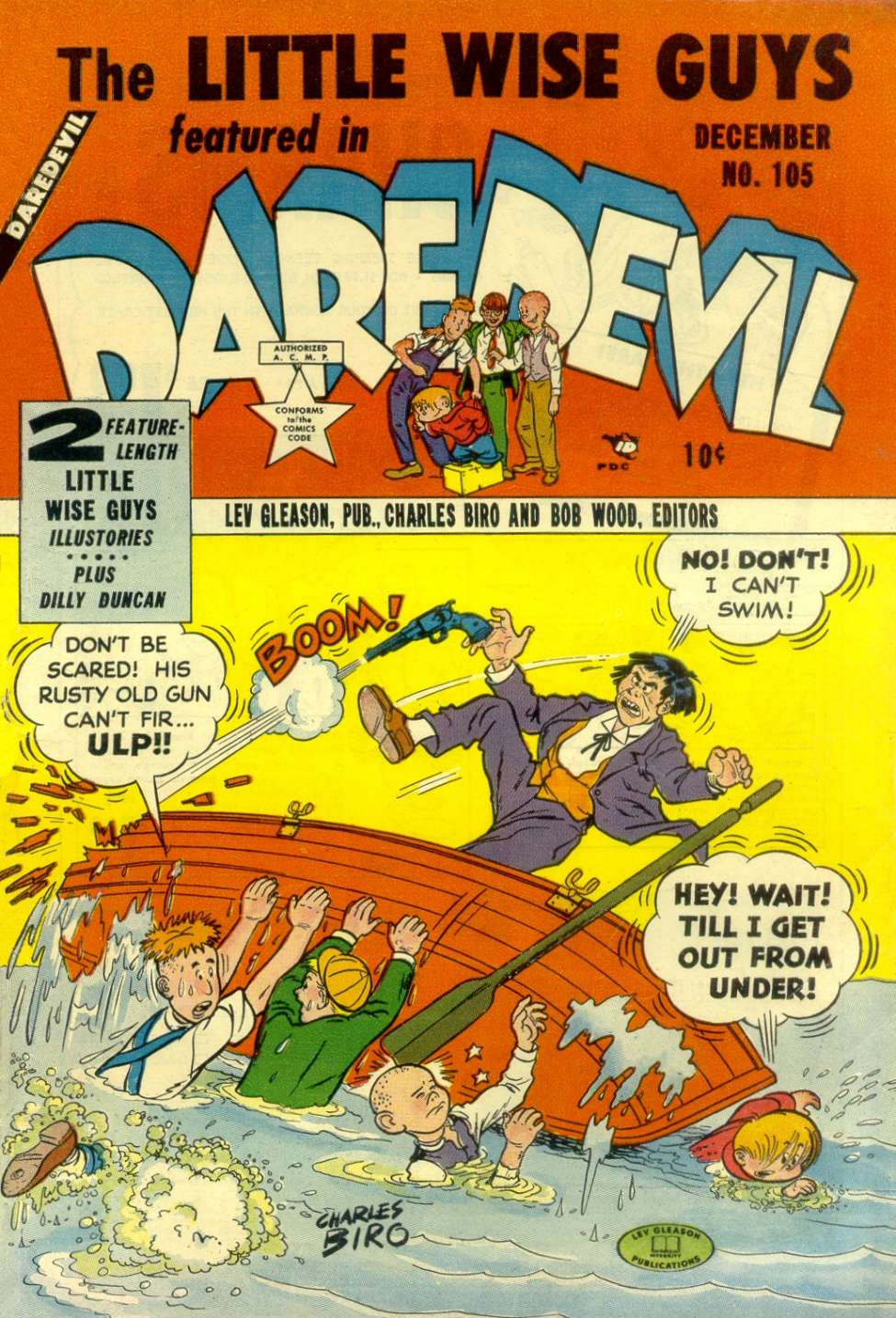 Comic Book Cover For Daredevil Comics 105