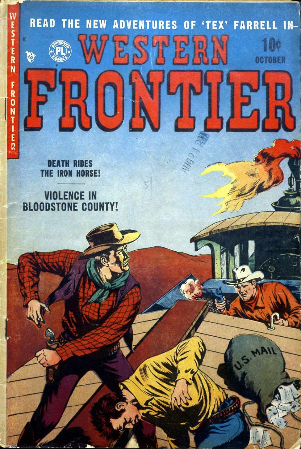 Comic Book Cover For Western Frontier 3