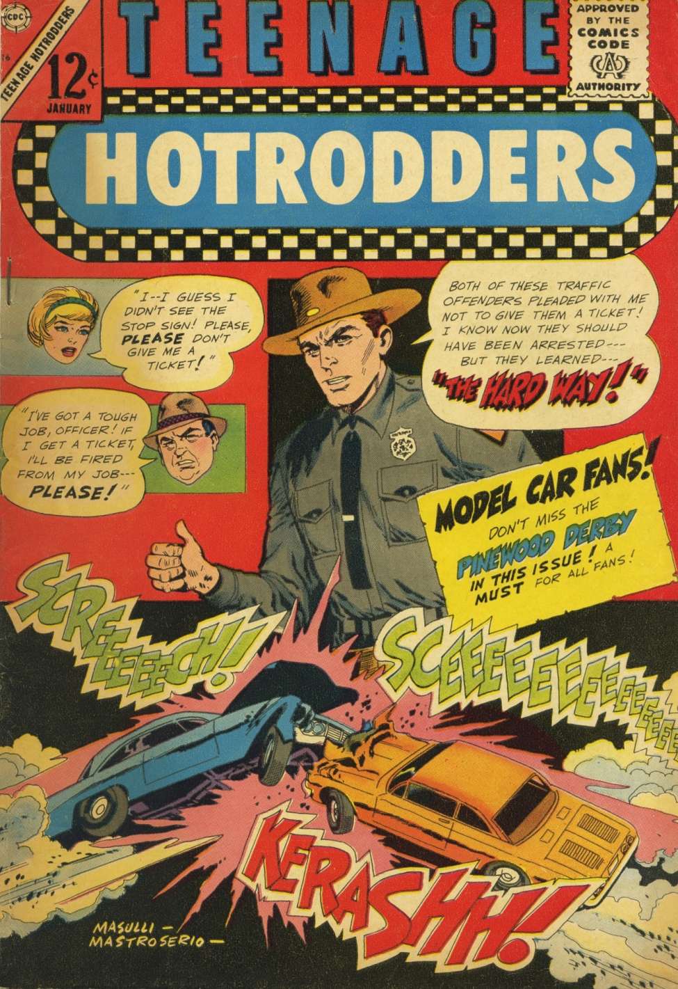 Book Cover For Teenage Hotrodders 16