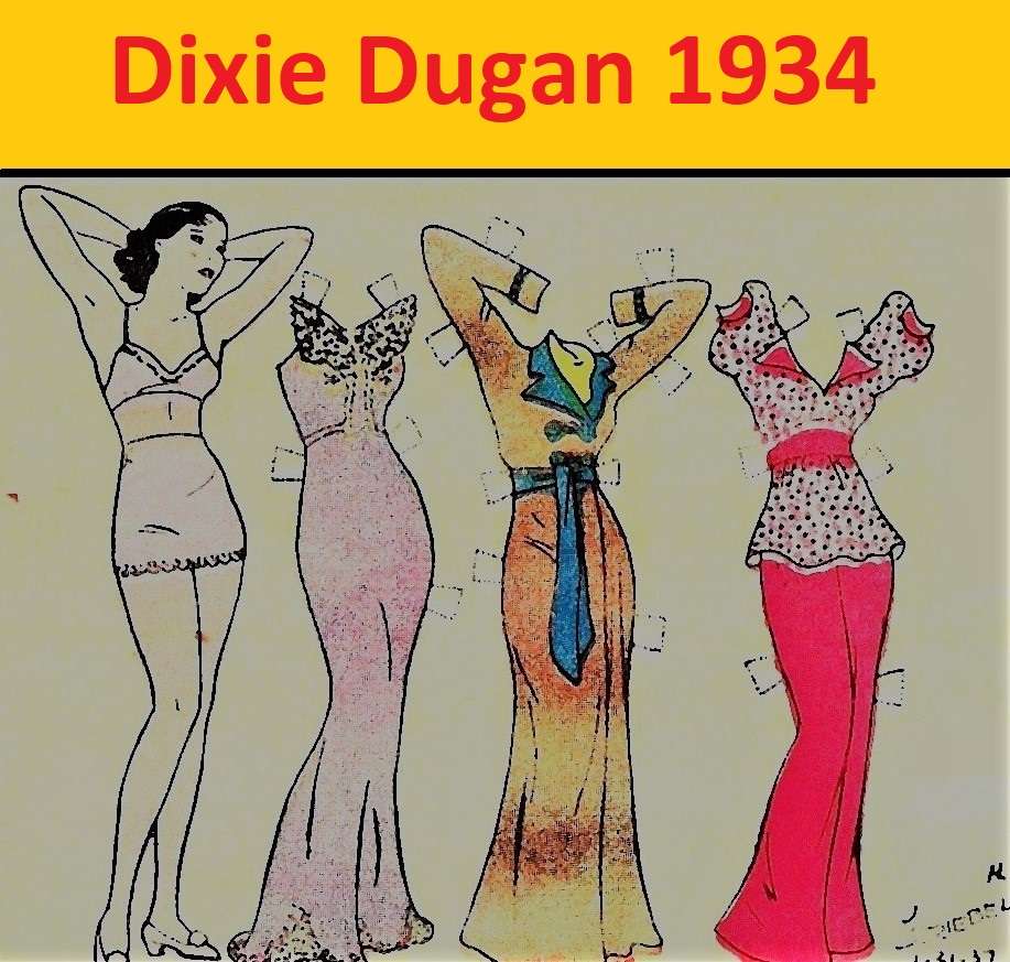 Comic Book Cover For Dixie Dugan 1934