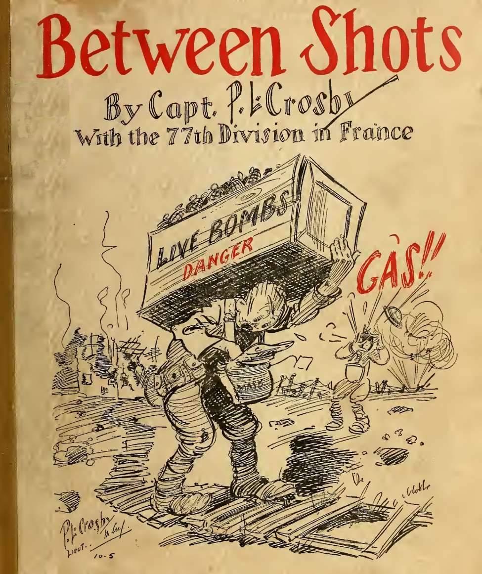 Comic Book Cover For Between Shots (1917-1919)