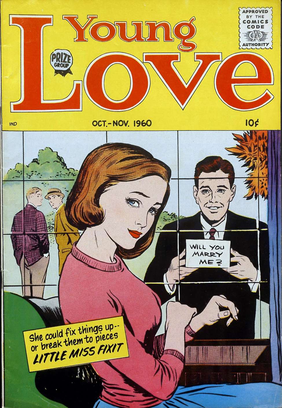 Comic Book Cover For Young Love v4 3