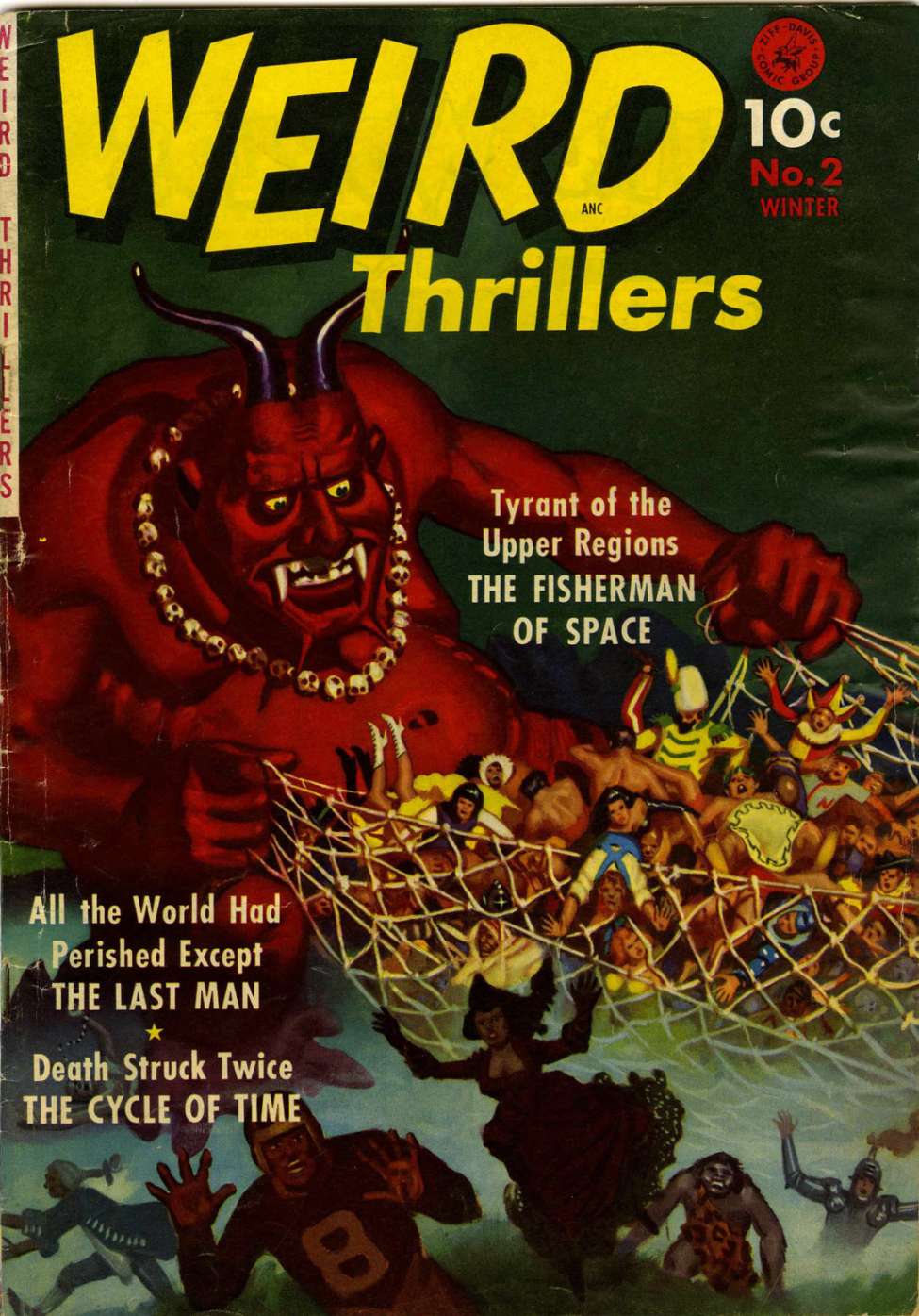 Comic Book Cover For Weird Thrillers 2