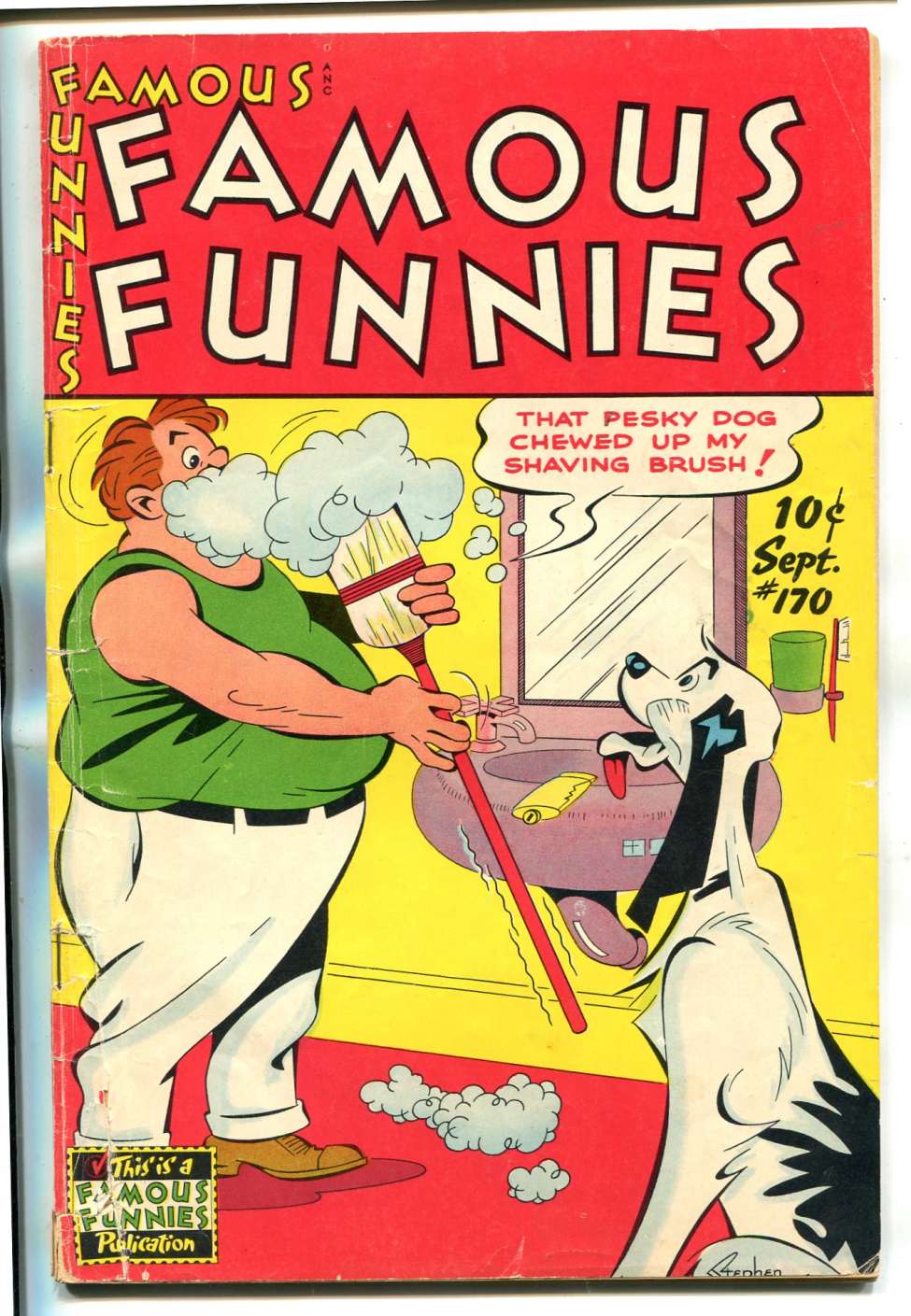 Comic Book Cover For Famous Funnies 170