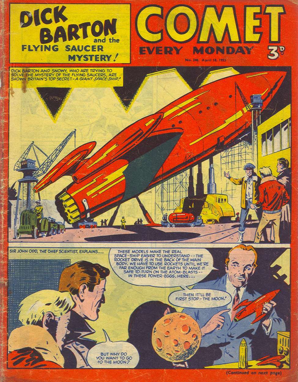 Comic Book Cover For The Comet 248