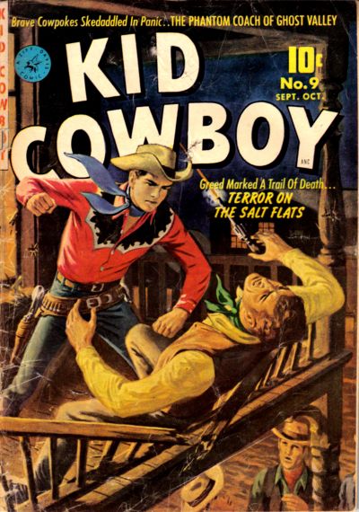 Comic Book Cover For Kid Cowboy 8 - Version 1