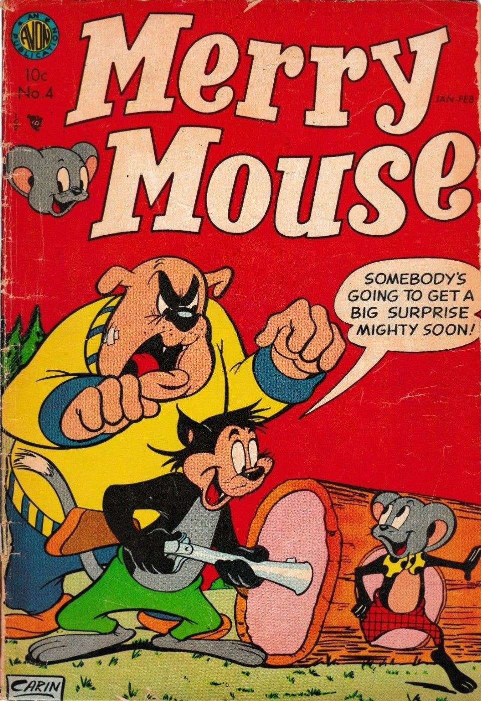 Comic Book Cover For Merry Mouse 4
