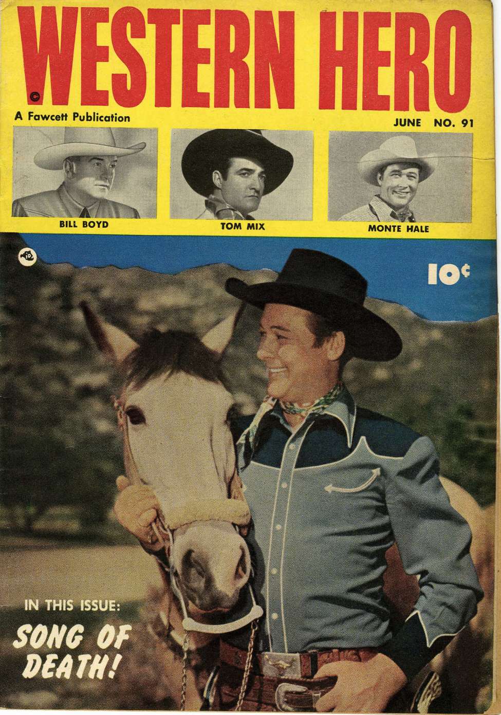Comic Book Cover For Western Hero 91