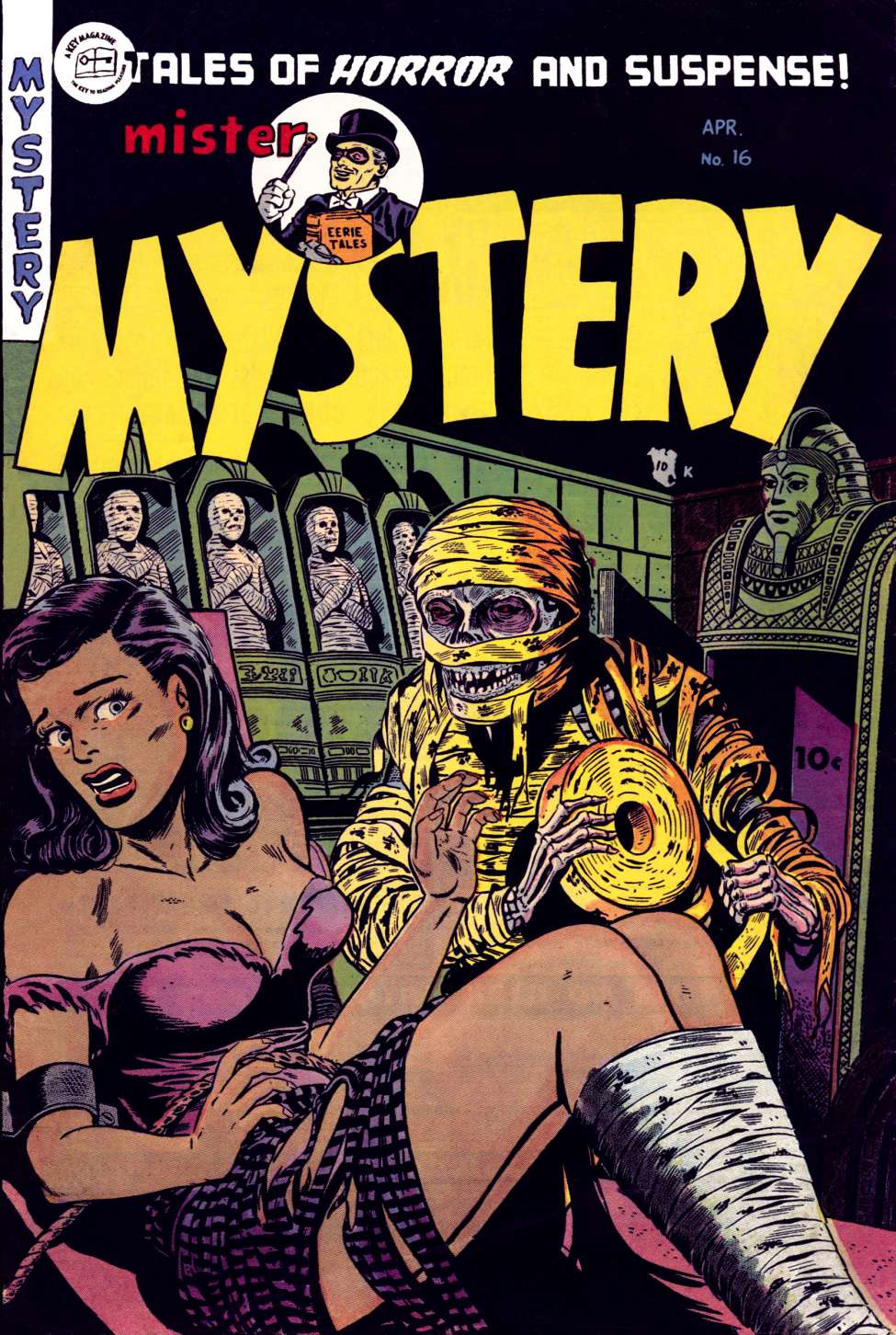 Comic Book Cover For Mister Mystery 16