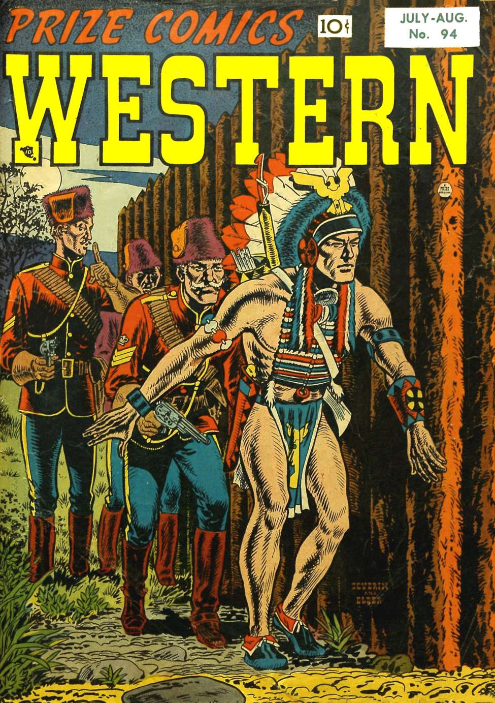 Comic Book Cover For Prize Comics Western 94