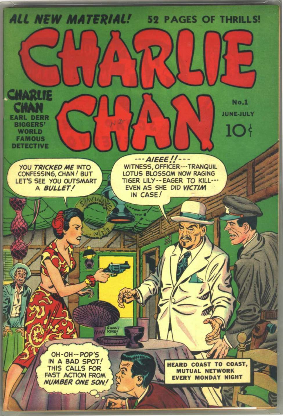 Comic Book Cover For Charlie Chan 1