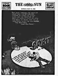 Large Thumbnail For The Spirit (1942-05-17) - Baltimore Sun (b/w)