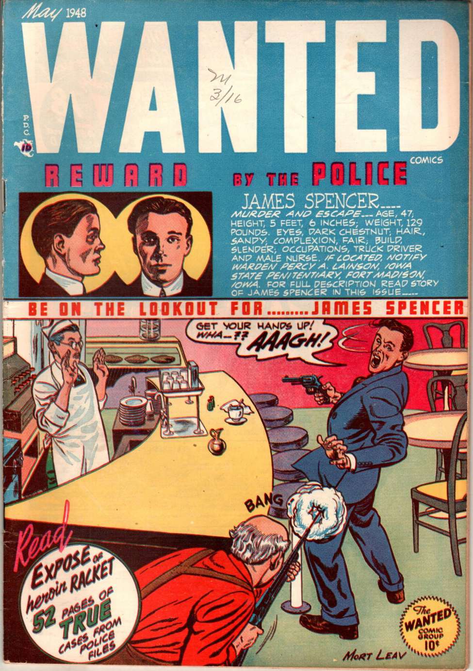 Book Cover For Wanted Comics 13