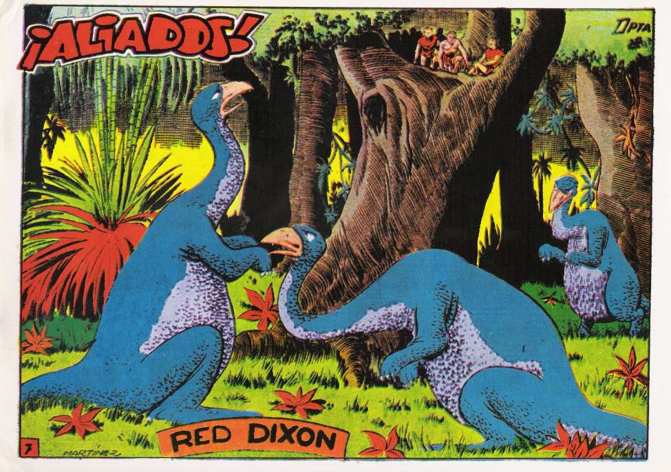 Comic Book Cover For Red Dixon 7 - ¡Aliados!