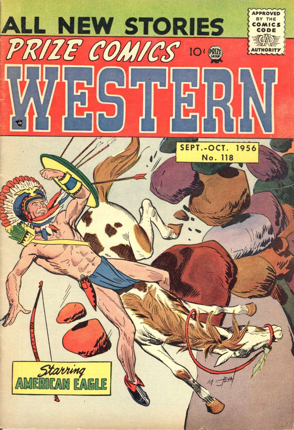 Book Cover For Prize Comics Western 118