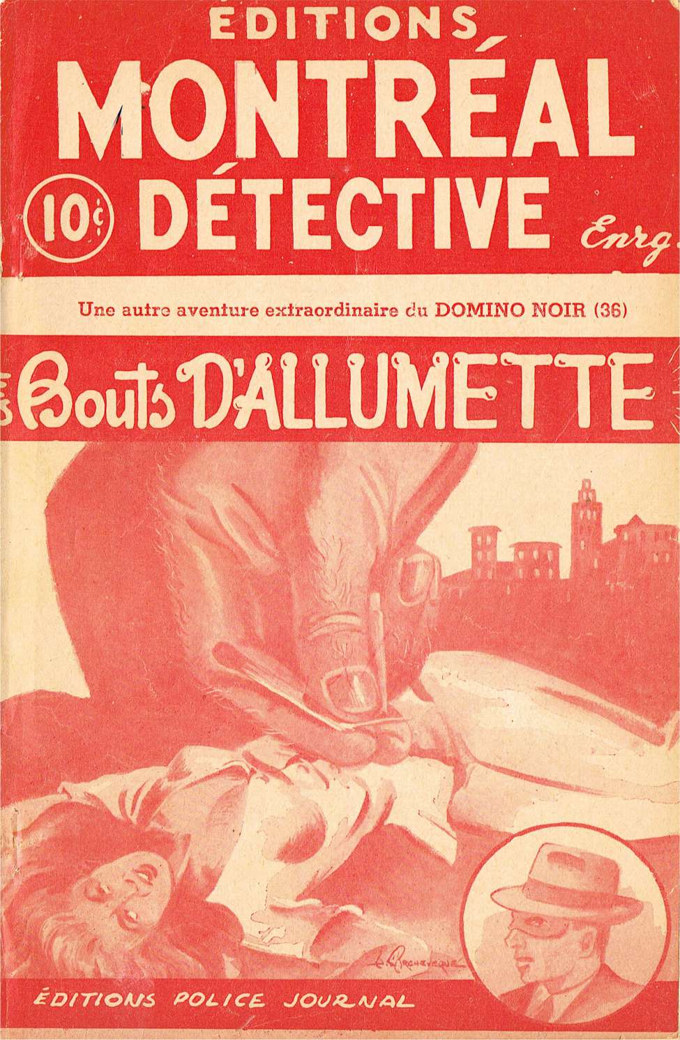 Comic Book Cover For Domino Noir v2 36 - Les bouts d'allumette